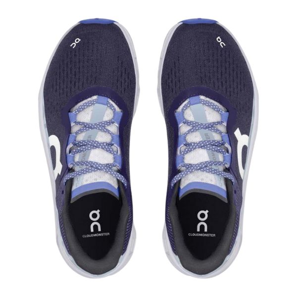 On Running Cloudmonster Womens Shoe-Blue Mountains Running Company
