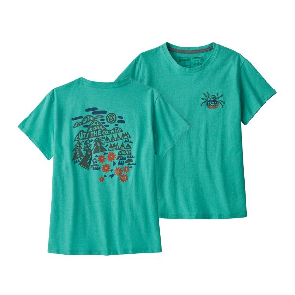Patagonia-Acroos-the-Trail-Responsibili-Womens-Tee-Teal-FullBlue-Mountains-Running-Co
