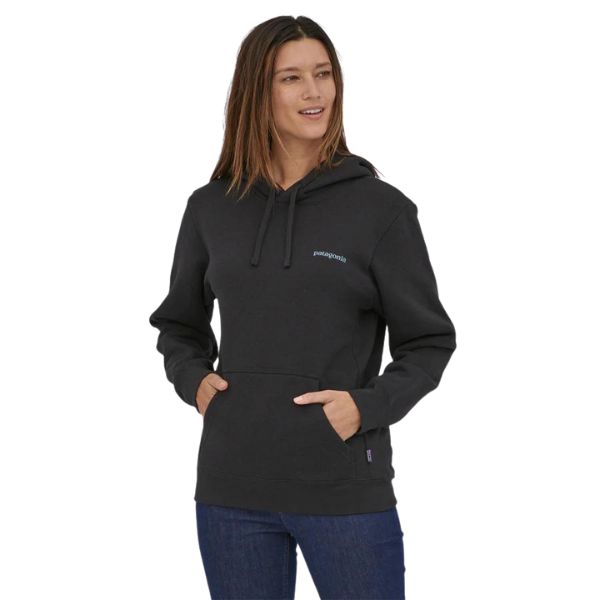 Patagonia-Fitz-Roy-Icon-Hoodie-Unisex-Black-Front-Blue-Mountains-Running-Co