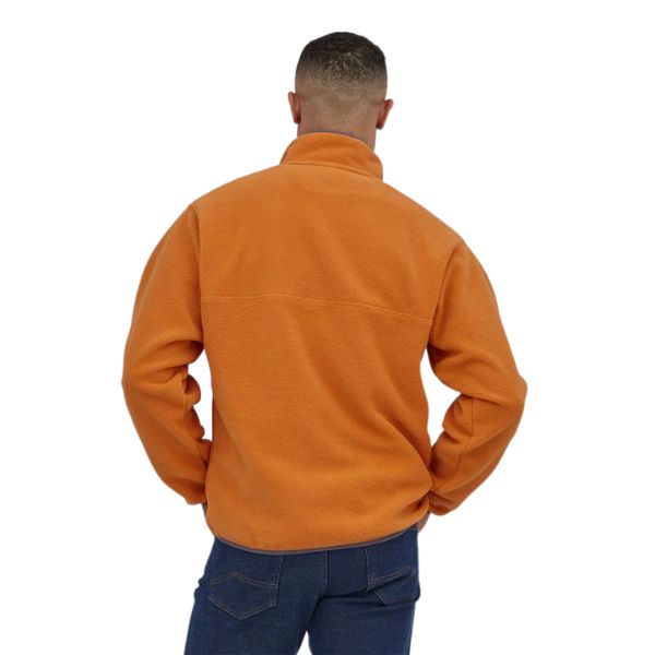 Patagonia-Lightweight-Synchilla-SnapT-Pull-Back-Orange-Blue-Mountains-Running-Co