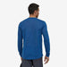 Patagonia Mens Long Sleeved Capilene Cool Lightweight Shirt Superior Blue