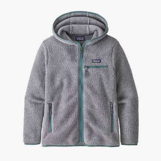 Patagonia Womens Retro Pile Hoody-Salt Grey