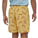 Patagonia Mens Baggies Long 7  inch-Melons. Surfboard Yellow- Blue Mountains Running Co