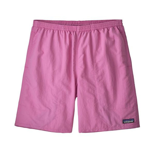 Patagonia Mens Baggies Long 7 inch-Marble Pink- Blue Mountains Running Co