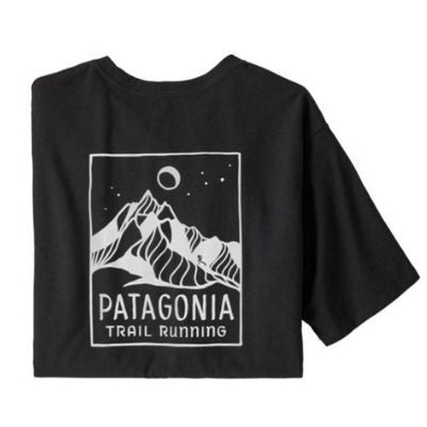 Patagonia Mens Ridgeline Runner Responsibili Tee_ Black