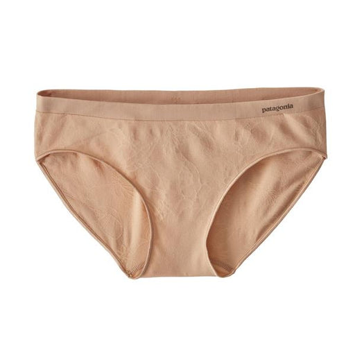 Patagonia Womens Barely Hipster Briefs-Valley Flora Jacquard. Rosewater-Blue Mountains Running Co