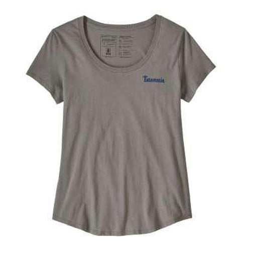Patagonia Womens Sunset Sets Organic Scoop TShirt-Blue Mountains Running Company