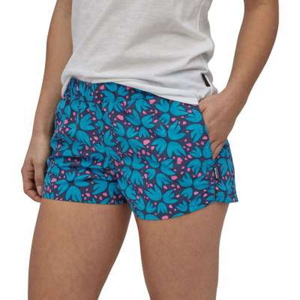 Patagonia Womens Barely Baggies Shorts 2 1/2 Inch-Blue Mountains Running Company
