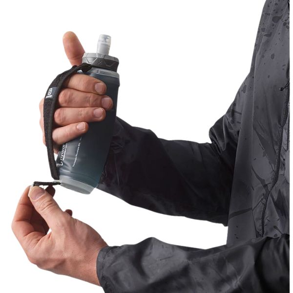 Salomon-Activce-500ml-Handheld-Bottle-Black-Slate-Grey-Blue-Mountains-Running-Co