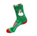 Steigen Socks 3/4 Length Christmas Snowman-Blue Mountains Running Company