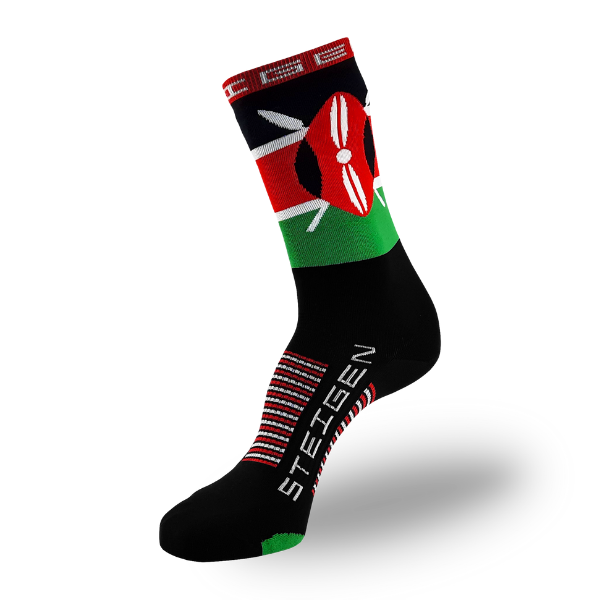 Steigen Run Sock Unisex Three Quarter Length Kenya Blue Mountains Running Co