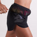 T8 Womens Sherpa V2 Shorts Black Side View Blue Mountains Running Co